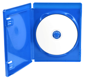 blu-ray disc in retail package