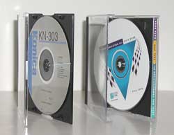 dvd packaged in a slimline jewel case